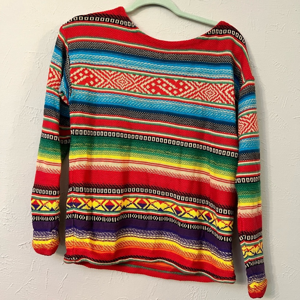 Rare Ralph Lauren Midwestern knit color sweater